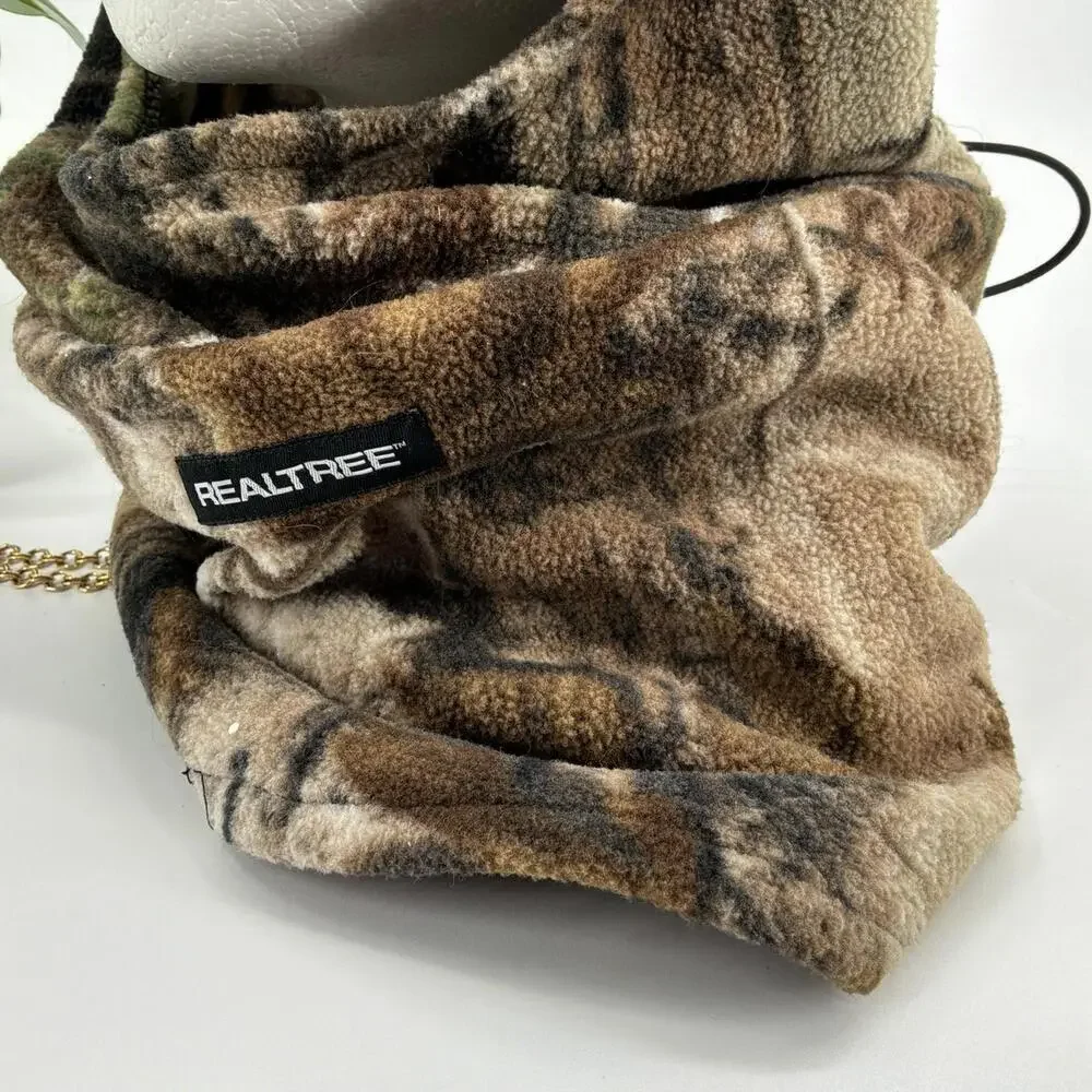 Realtree Camo Fleece Balaclava Hunting Face Mask Adjustable